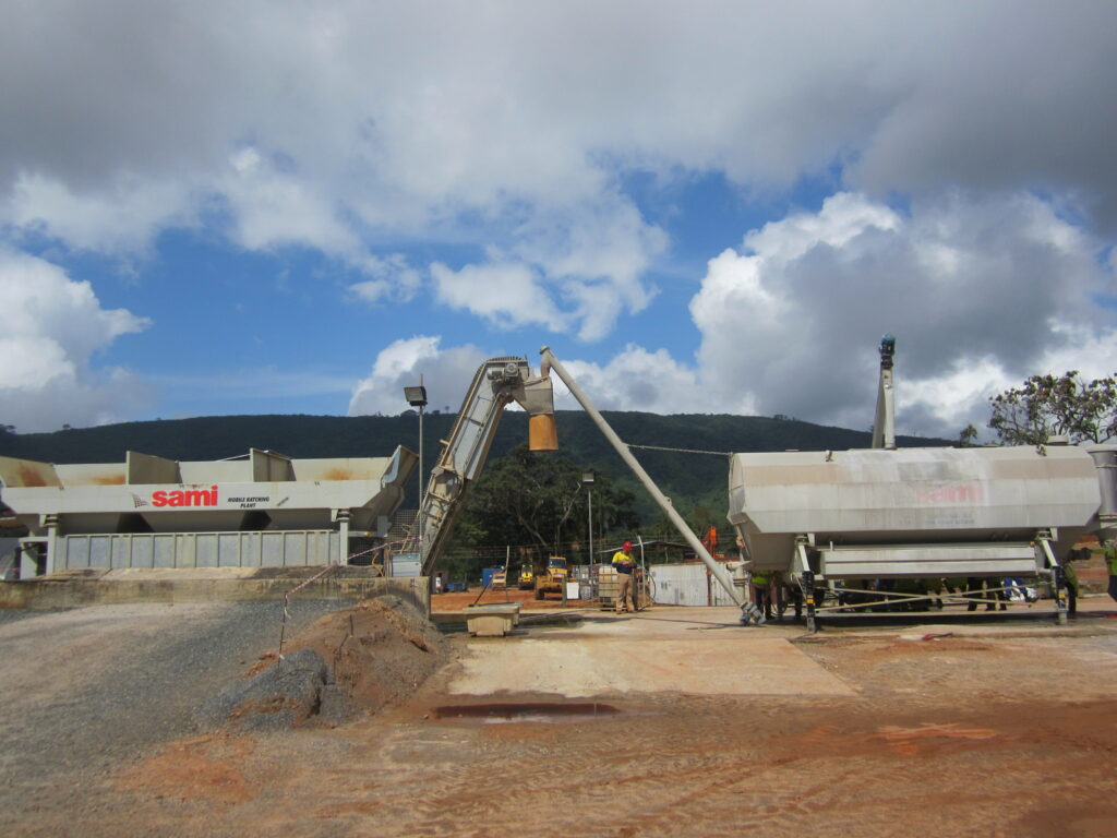 Sierra Leone Liberia Civil engineering concrete batching plant