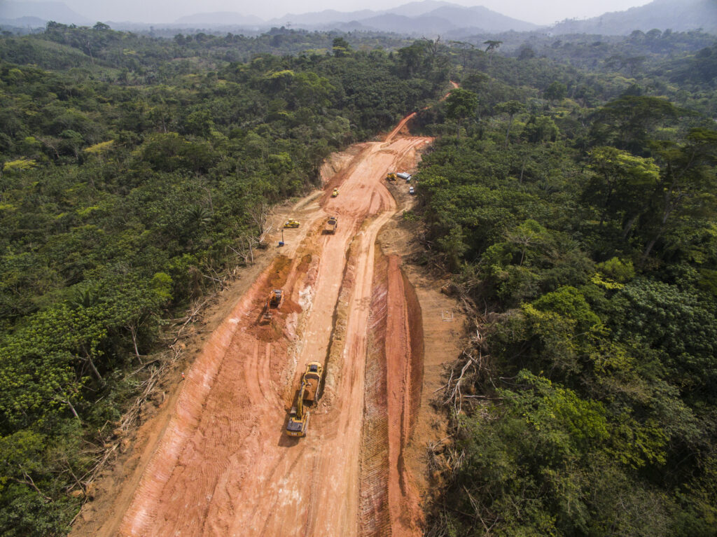 civil engineering sierra leone liberia road construction bulk earthworks layer works