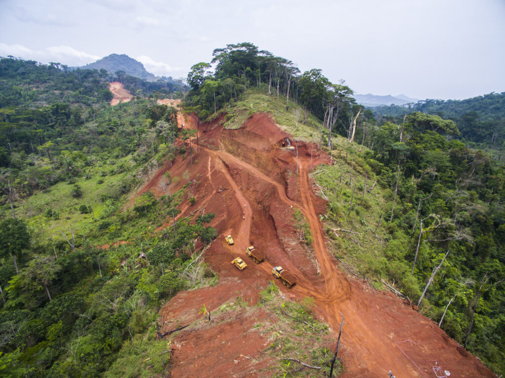 civil engineering sierra leone liberia road construction site clearance bulk earthworks