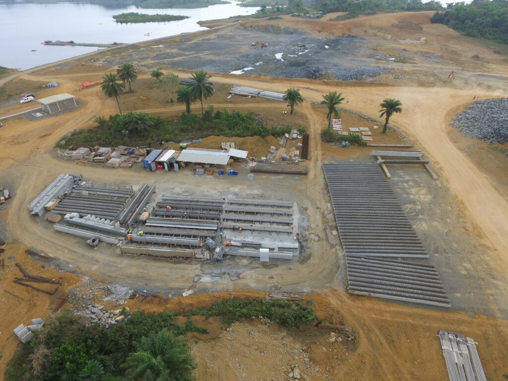 liberia rc pre-cast operation civil engineering