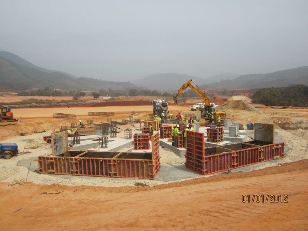 sierra leone civil engineering formwork concrete placement