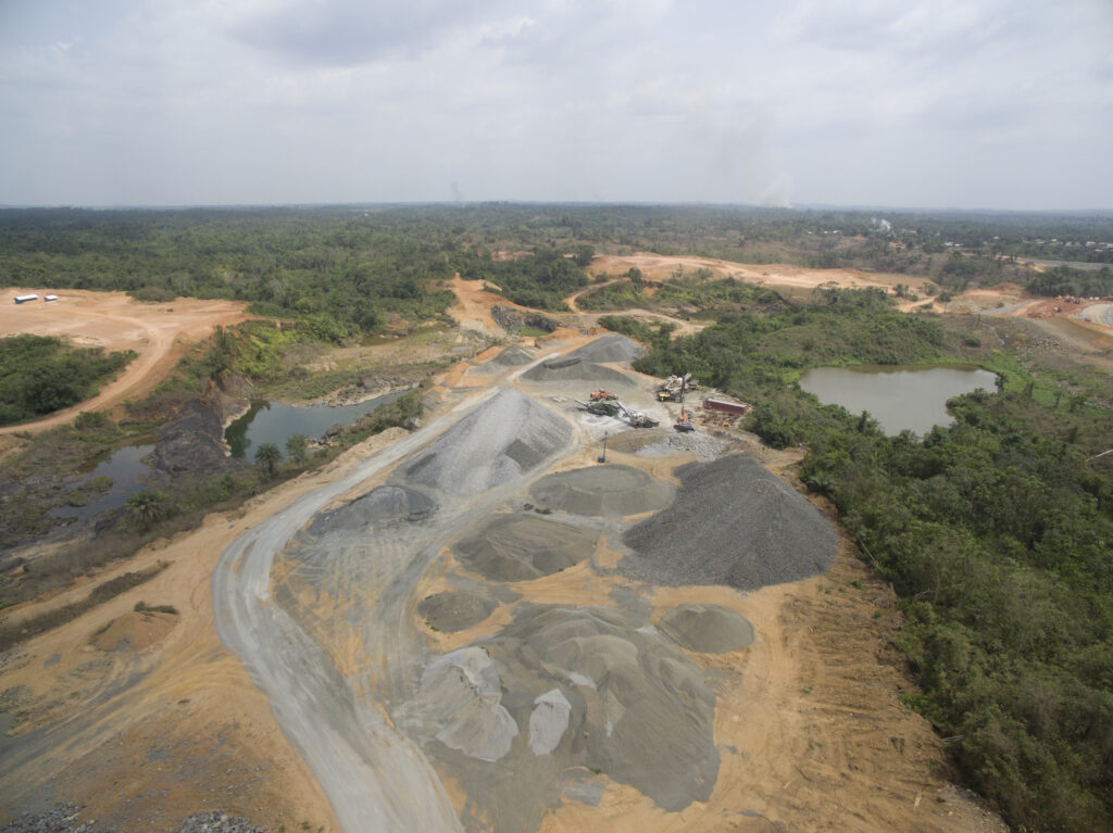 sierra leone liberia rock crushing and processing