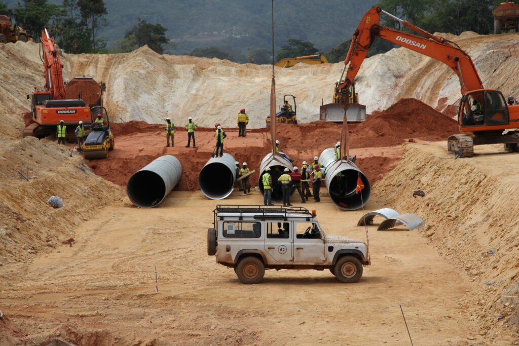 civil engineering sierra leone bulk earthworks culvert